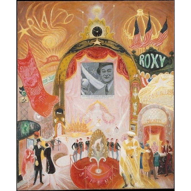 The Cathedrals of Broadway Poster Print by Florine Stettheimer (American Rochester York 1871 ??1944 York Image 1