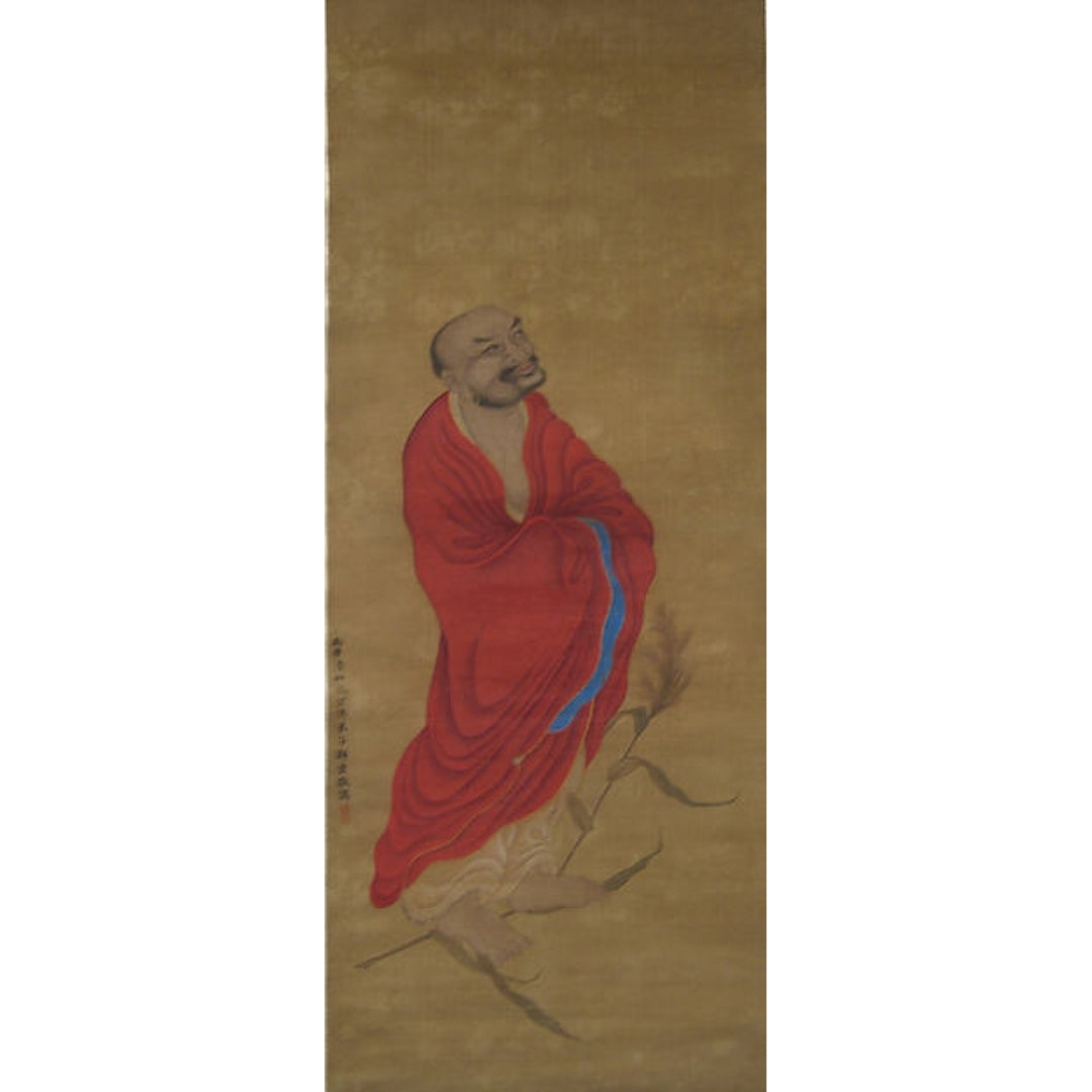 Old Bodhidharma Crossing River on Reed Poster Print by Zheng Zhong (Chinese active ca. 1612 ??1648) (18 x 24) Image 1