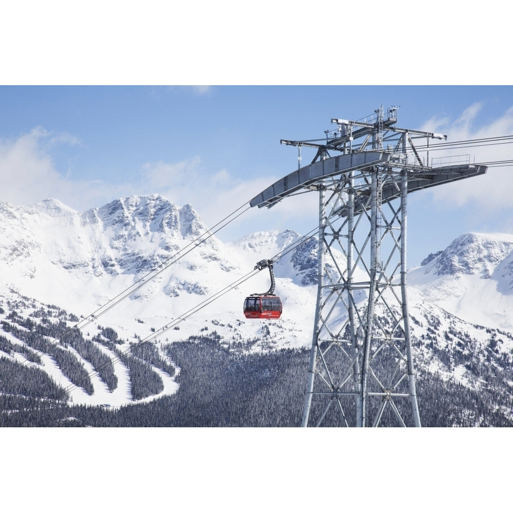 Peak 2 Peak gondola which runs between the high alpine of Whistler and Blackcomb Image 1