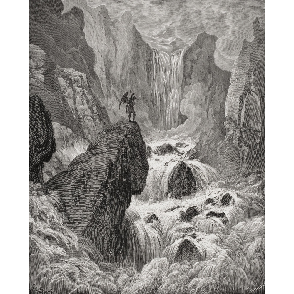 Illustration By Gustave Dore 1832-1883 French Artist And Illustrator For Paradise Lost By John Milton Book Ix Lines 74 A Image 1