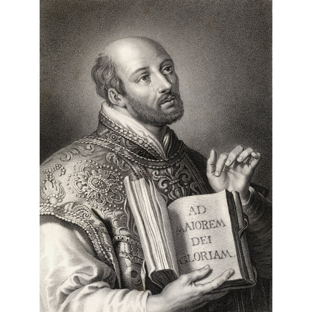 Saint Ignatius Of Loyola 1491-1556 Spanish Theologian And Jesuit Founder Of Society Of Jesus From The Book Gallery Of P Image 1