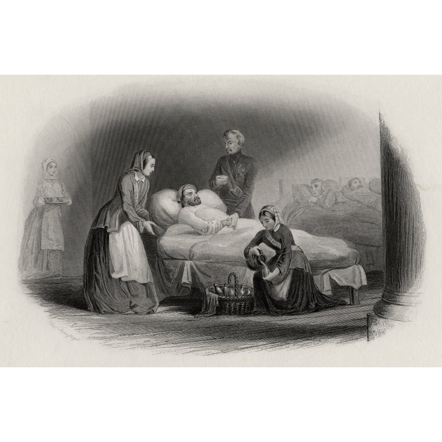 Miss Nightingale And The Nurses In The East. Florence Nightingale 1820-1910. Image 1