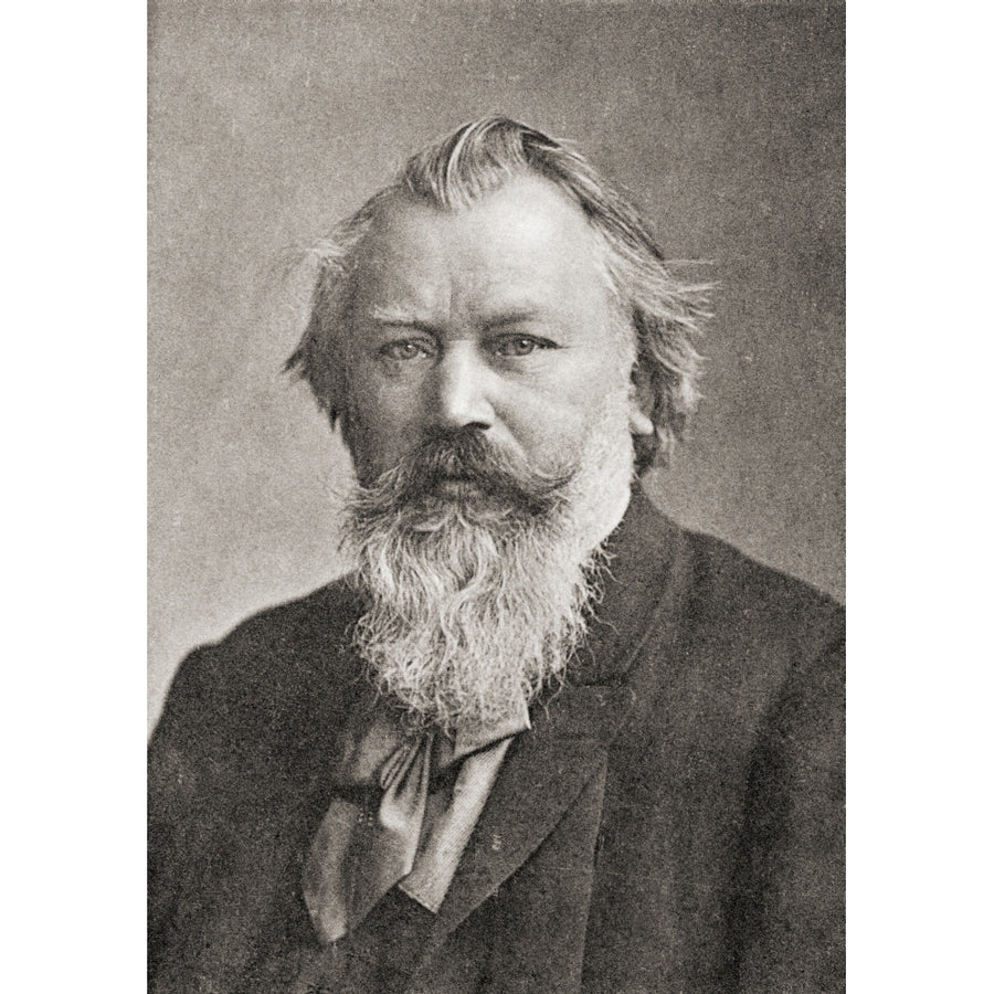 Johannes Brahms 1833 Poster Print (8 x 10) Image 1