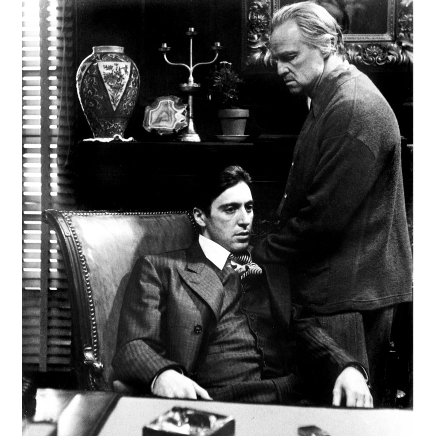 The Godfather Al Pacino Marlon Brando 1972 Photo Print (8 x 10) Image 1