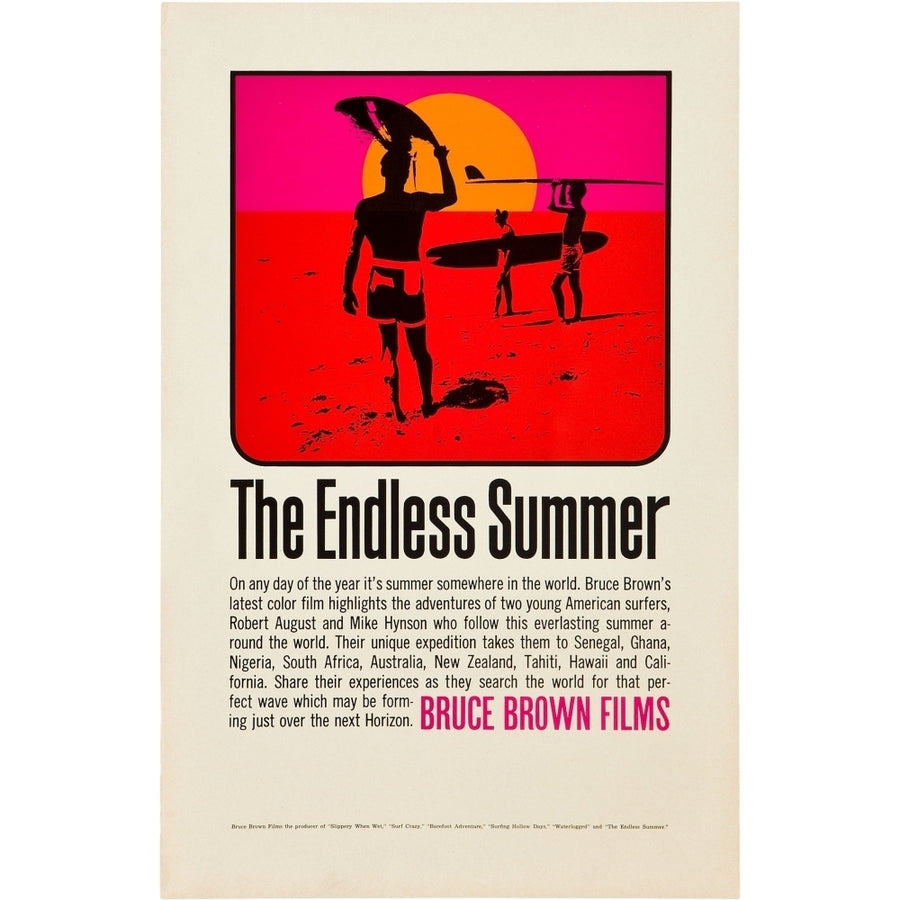 The Endless Summer Poster Art 1966. Movie Poster Masterprint (8 x 10) Image 1