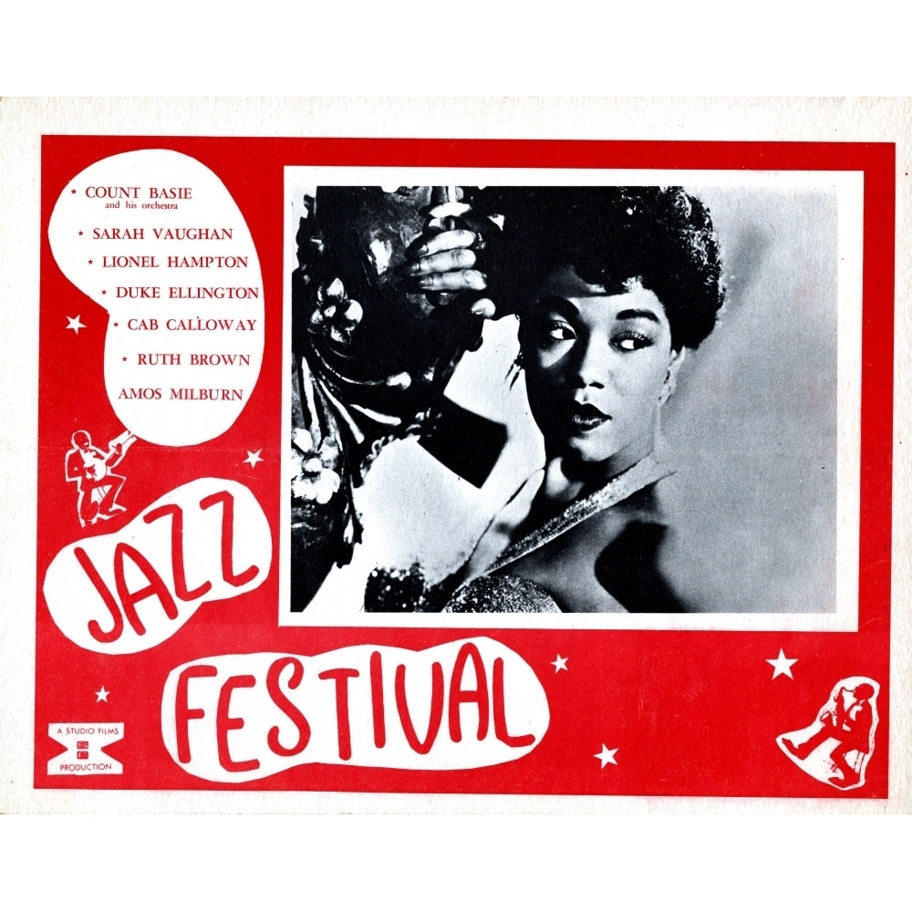 Jazz Festival Sarah Vaughan 1956 Movie Poster Masterprint (8 x 10) Image 1