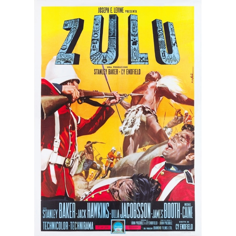 Zulu Italian Poster Art 1964. Movie Poster Masterprint (8 x 10) Image 1