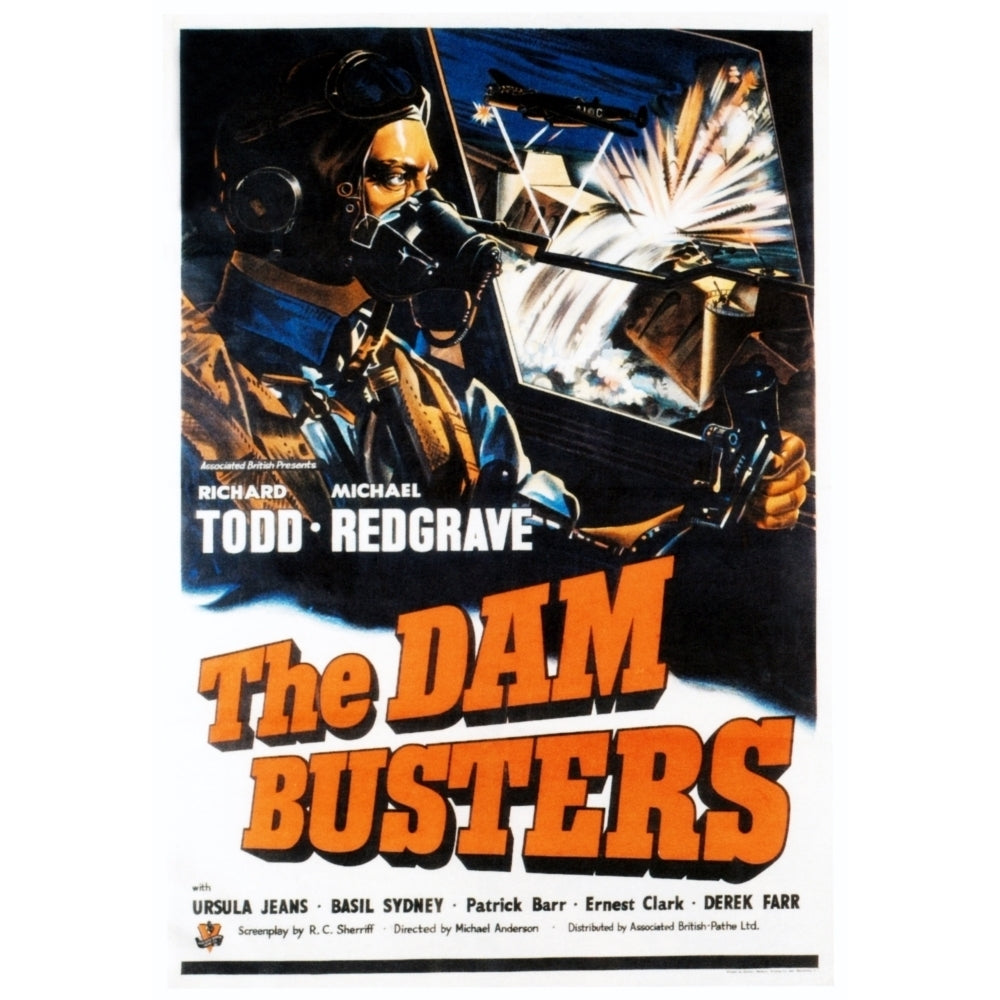 The Dam Busters (8 x 10) Uk Poster Art 1955. Movie Poster Masterprint (8 x 10) Image 1