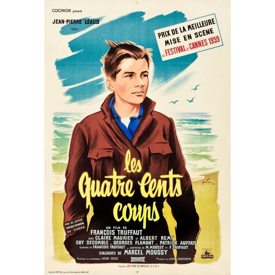 The 400 Blows Movie Poster Masterprint (8 x 10) Image 1