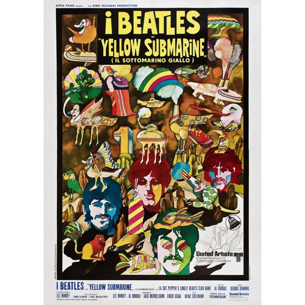 Yellow Submarine: Movie Poster Masterprint (8 x 10) Image 1