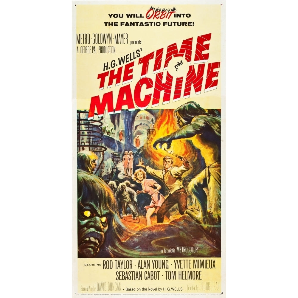 The Time Machine From Left: Yvette Mimieux Rod Taylor 1960 Movie Poster Masterprint (8 x 10) Image 1