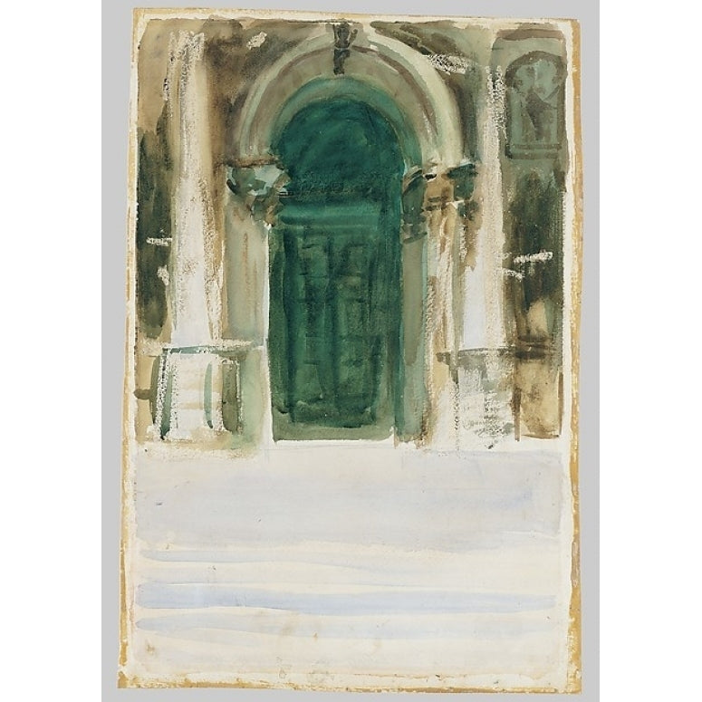 Green Door Santa Maria della Salute Poster Print by John Singer Sargent (8 x 10) (8 x 10) Image 1