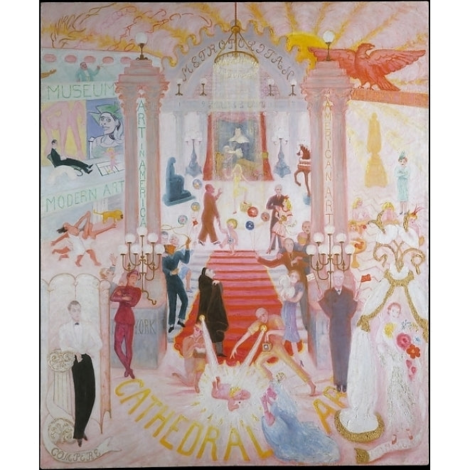 The Cathedrals of Art Poster Print by Florine Stettheimer (8 x 10) Image 1