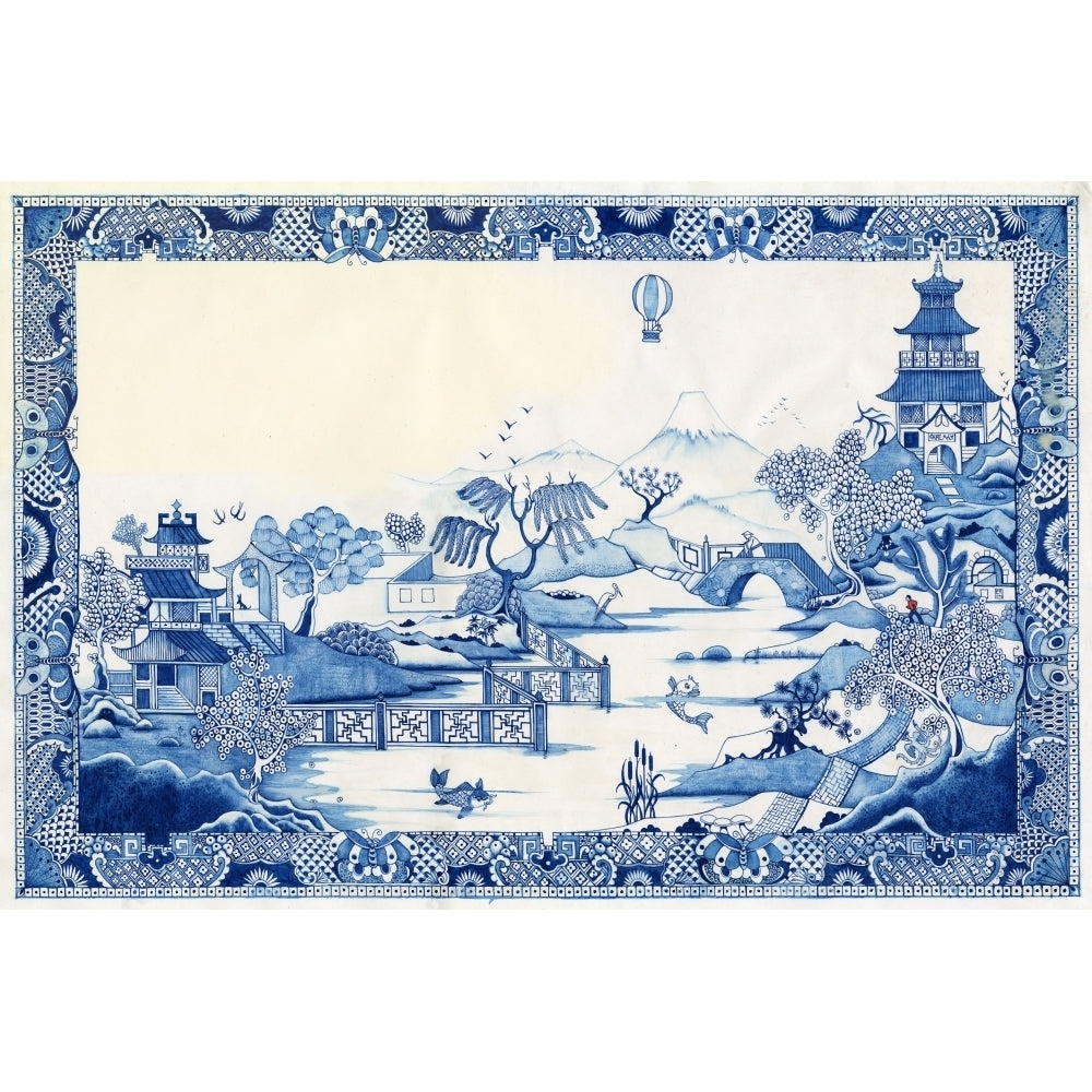 Blue Willow Poster Print by Colin Thompson (8 x 10) Image 1