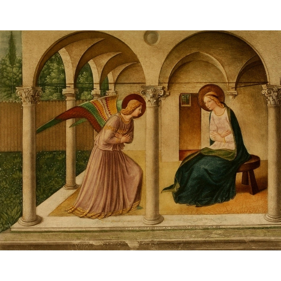 The Renaissance The Annunciation Poster Print by Fra Angelico (8 x 10) Image 1