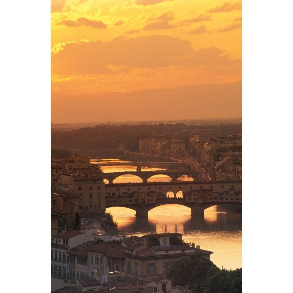 Ponte Vecchio Florence Italy Poster Print (8 x 10) Image 1