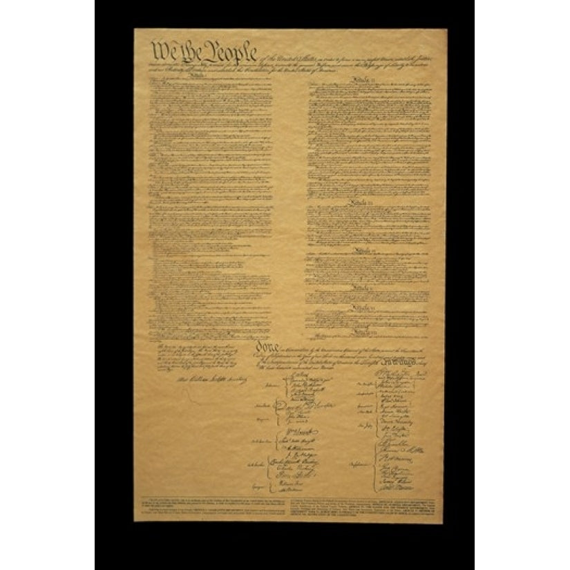 The Original United States Constitution Poster Print (8 x 10) Image 1