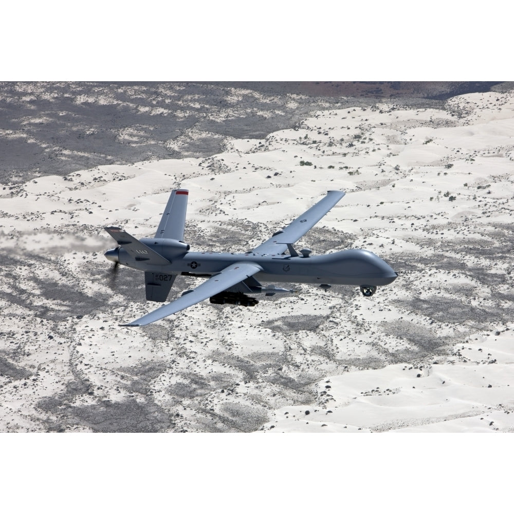 An MQ-9 Reaper flies a training mission over Southern Mexico Poster Print (8 x 10) Image 1