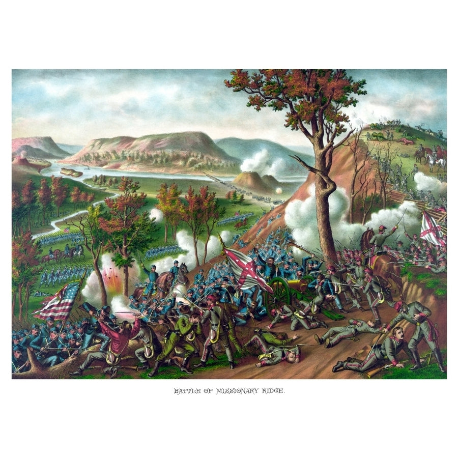 American Civil War print featuring the Battle of Missionary Ridge Poster Print (8 x 10) Image 1