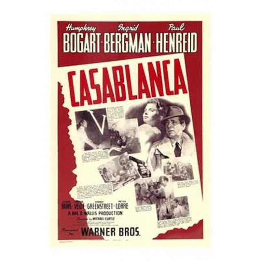 Casablanca Movie Poster (11 x 17) Image 1