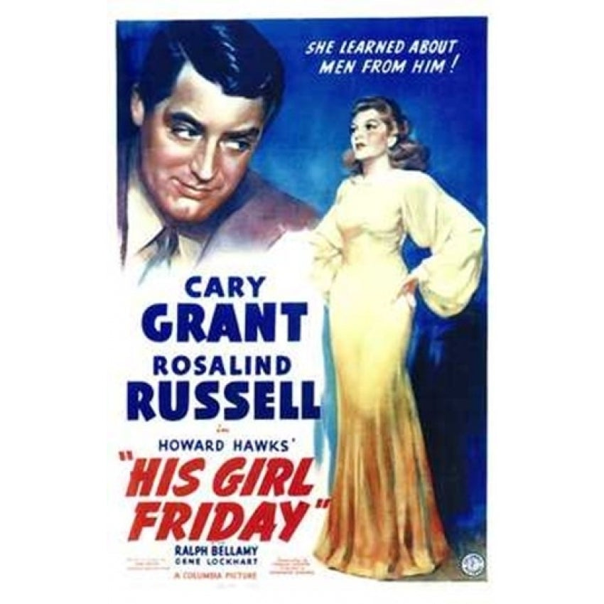 His Girl Friday Movie Poster (11 x 17) - Item MOV143587 Image 1