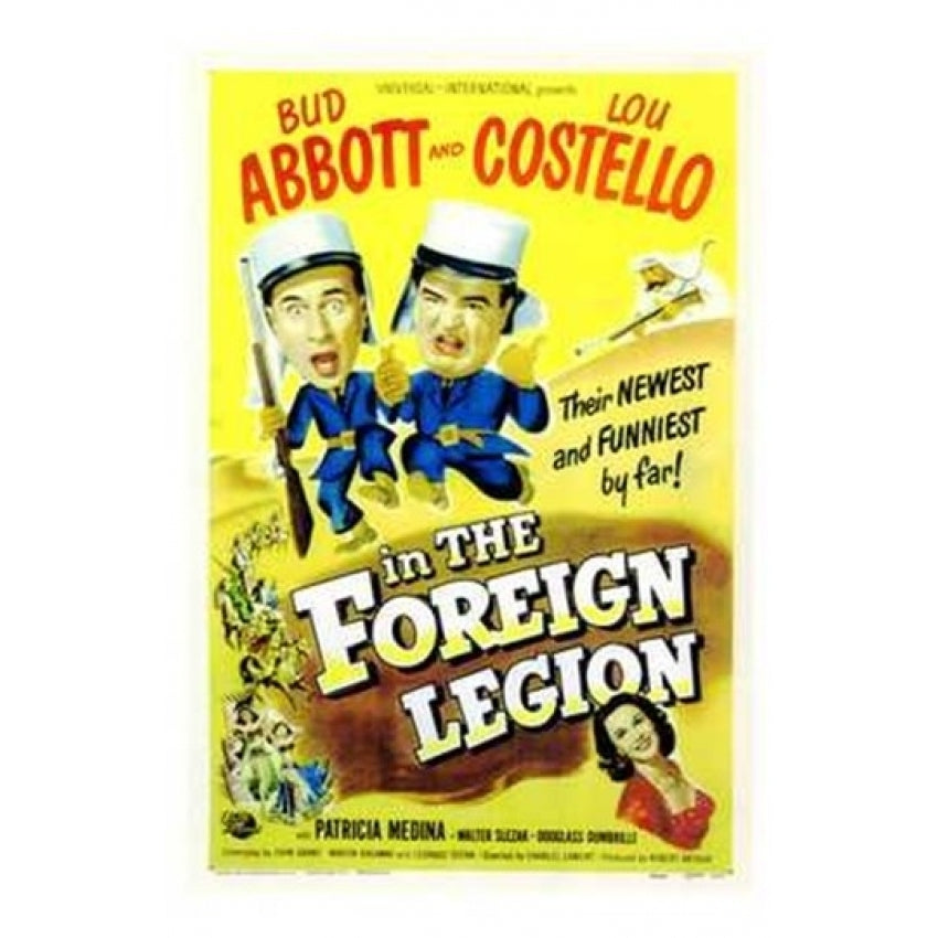 Abbott and Costello in the Foreign Legion c.1950 Movie Poster (11 x 17) - Item MOV143811 Image 1