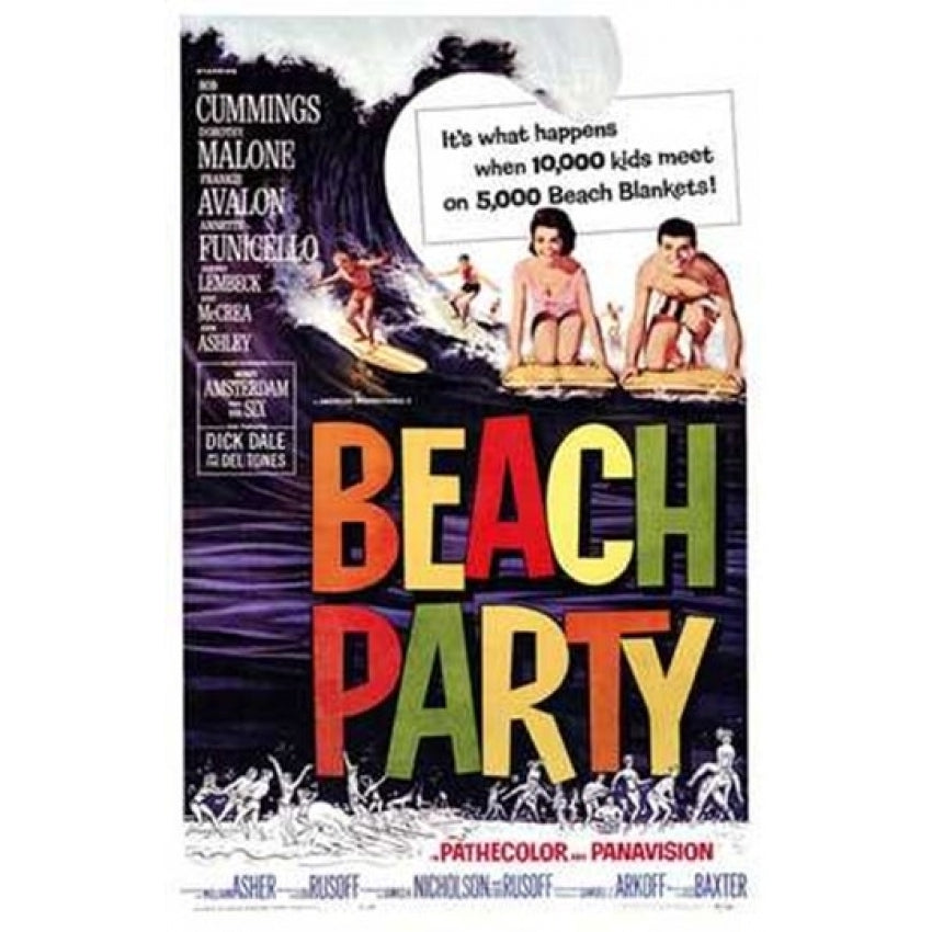 Beach Party Movie Poster (11 x 17) - Item MOV144083 Image 1