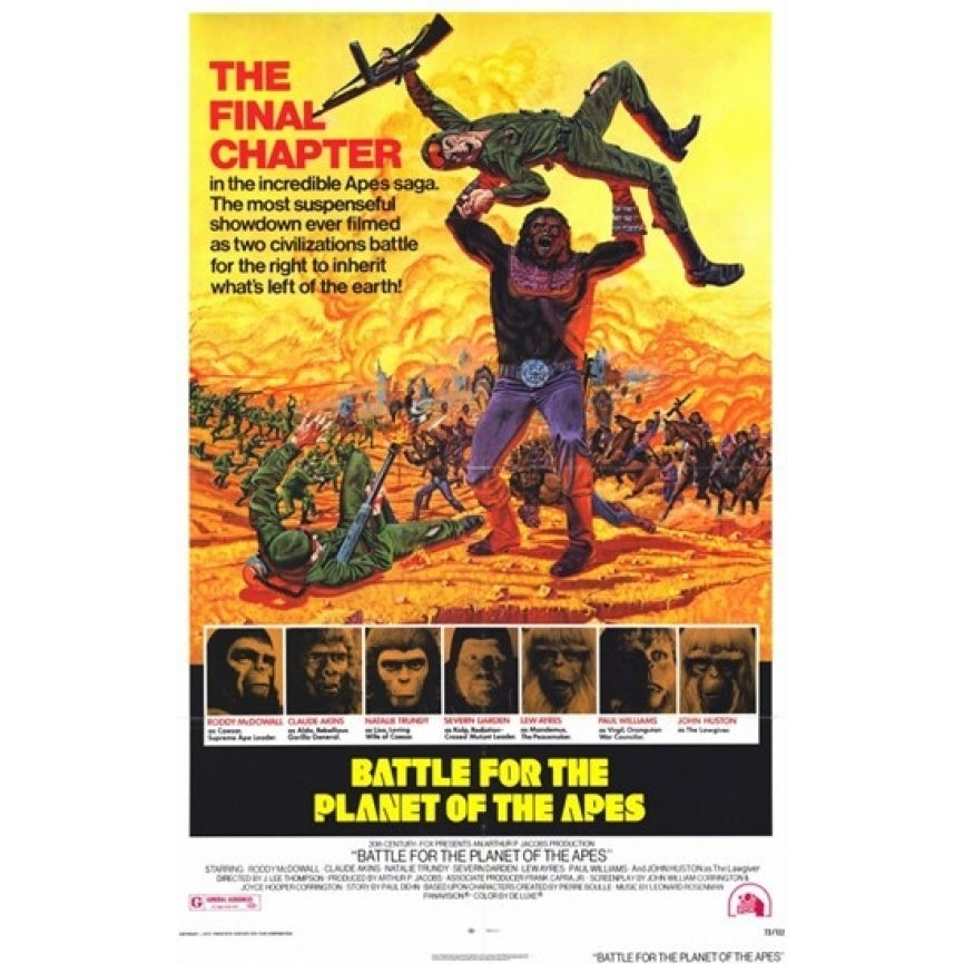 Battle for the Planet of the Apes Movie Poster (11 x 17) - Item MOV144210 Image 1