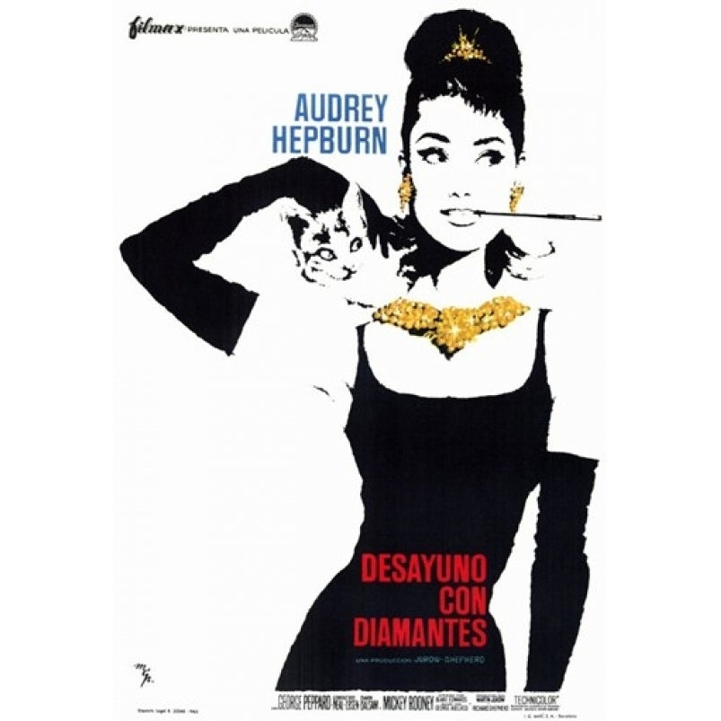 Breakfast At Tiffanys Movie Poster (11 x 17) - Item MOV144299 Image 1