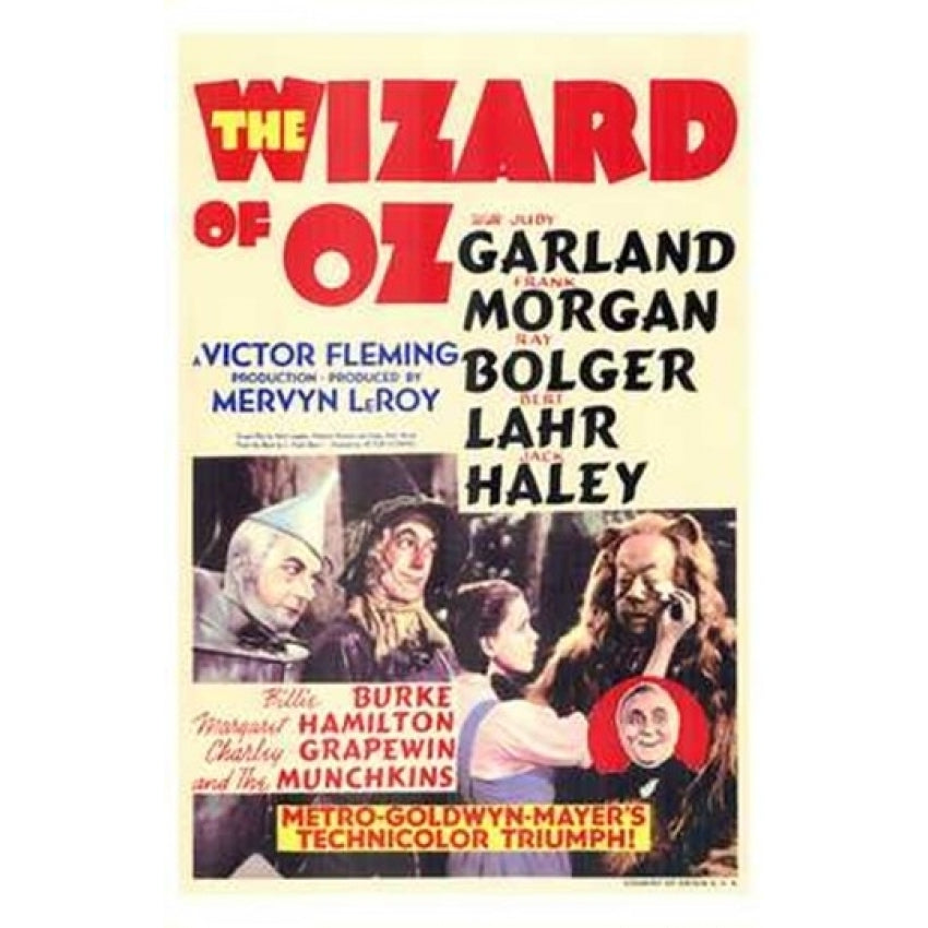 The Wizard of Oz Movie Poster (11 x 17) - Item MOV144262 Image 1