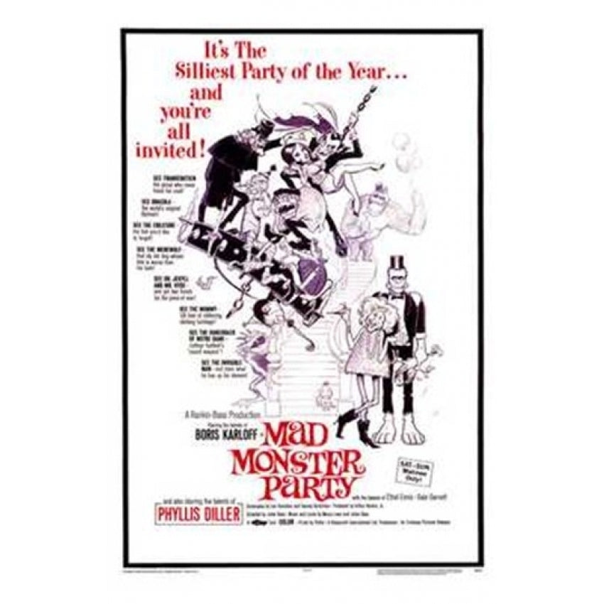 Mad Monster Party Movie Poster (11 x 17) - Item MOV170467 Image 1