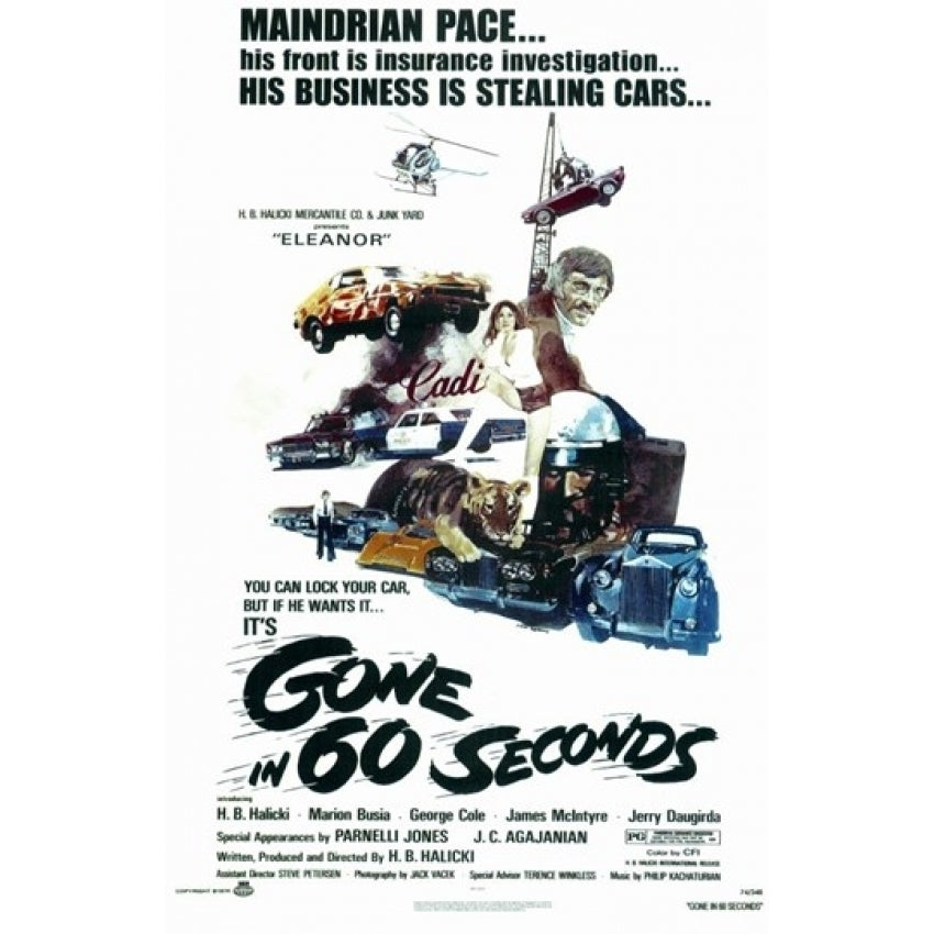 Gone in 60 Seconds Movie Poster (11 x 17) - Item MOV170656 Image 1