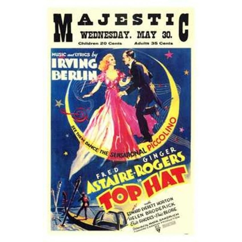 Top Hat Movie Poster (11 x 17) - Item MOV181166 Image 1