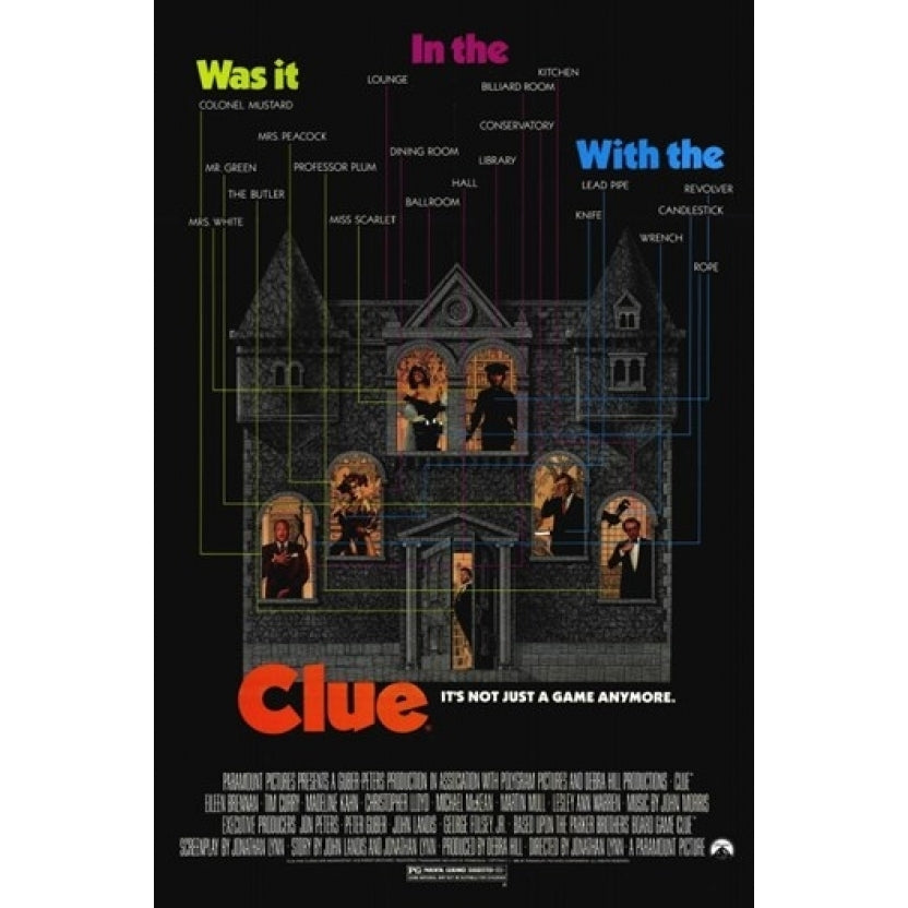 Clue Movie Poster (11 x 17) - Item MOV189837 Image 1