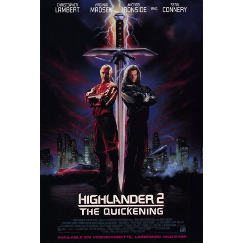 Highlander 2 the Quickening Movie Poster (11 x 17) - Item MOV190607 Image 1