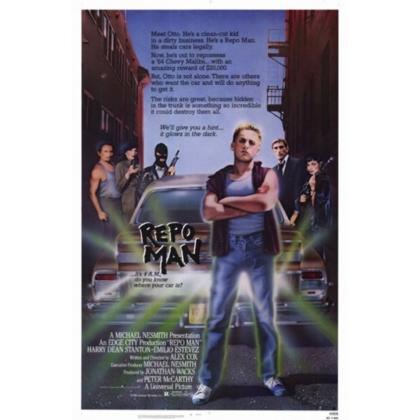 Repo Man Movie Poster (11 x 17) - Item MOV191315 Image 1