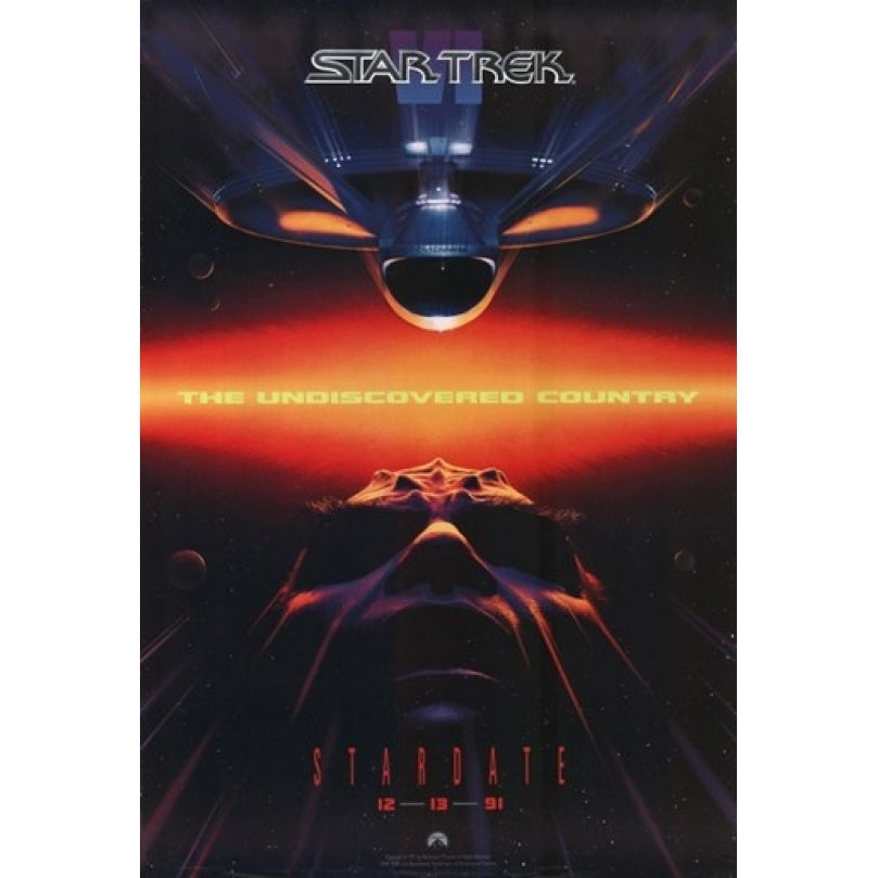 Star Trek 6 the Undiscovered Country Movie Poster (11 x 17) - Item MOV192163 Image 1