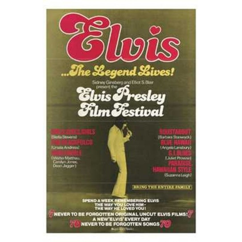 Elvis Presley Film Festival Movie Poster (11 x 17) - Item MOV192411 Image 1