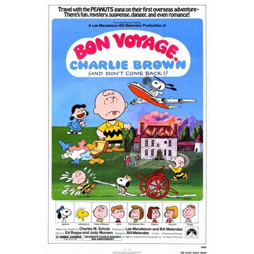 Bon Voyage Charlie Brown Movie Poster (11 x 17) - Item MOV192811 Image 1