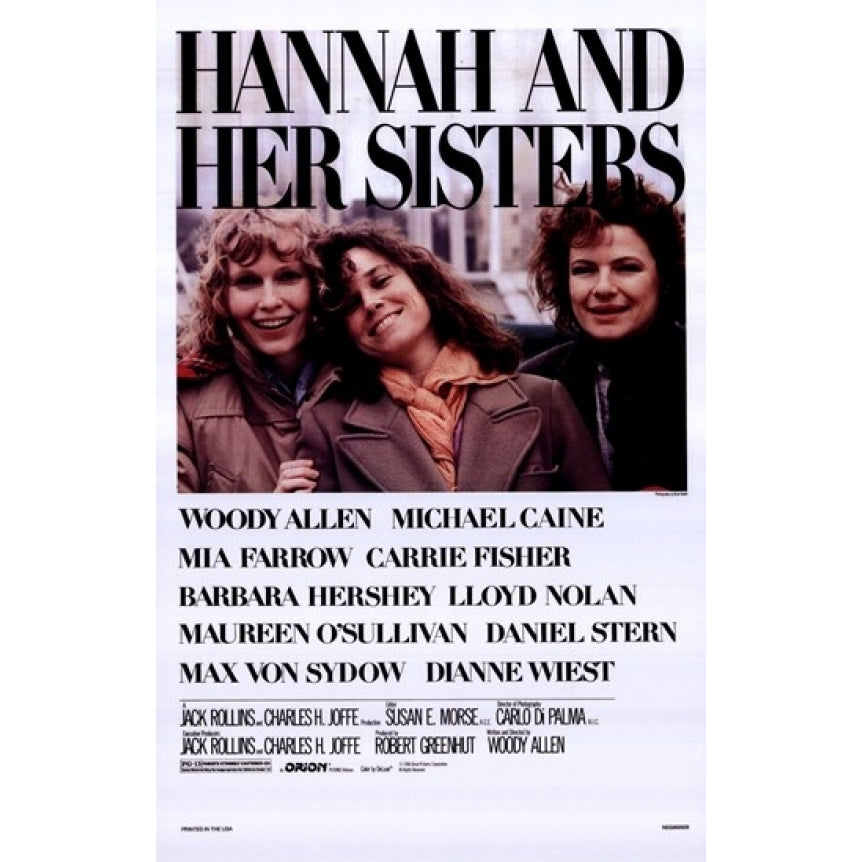 Hannah and Her Sisters Movie Poster (11 x 17) - Item MOV194392 Image 1