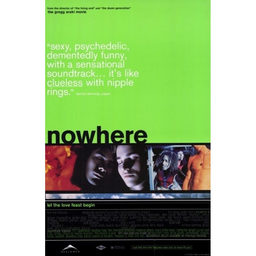 Nowhere Movie Poster (11 x 17) - Item MOV196458 Image 1