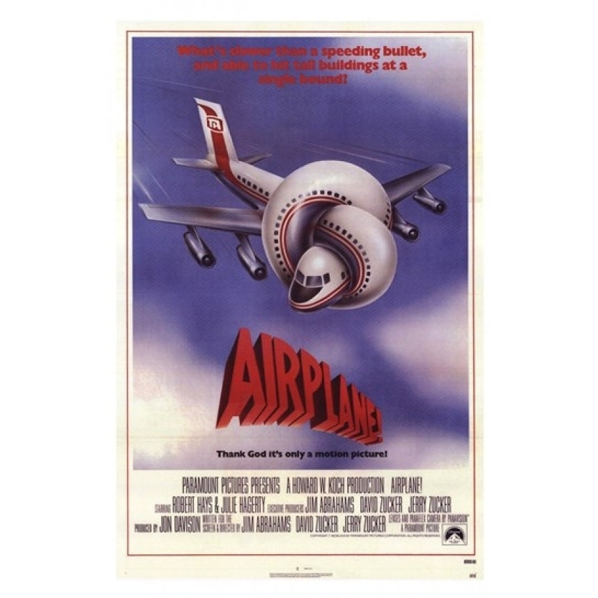 Airplane Movie Poster (11 x 17) - Item MOV196787 Image 1