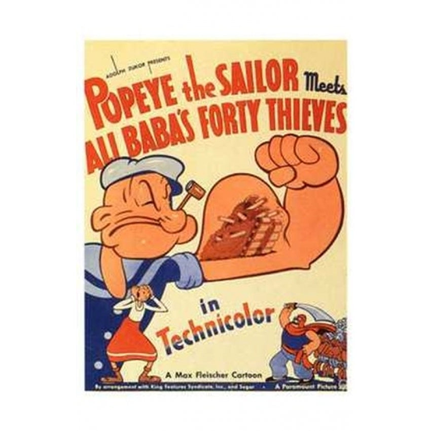 Popeye the Sailor Meets Ali Baba and the Movie Poster (11 x 17) - Item MOV198003 Image 1