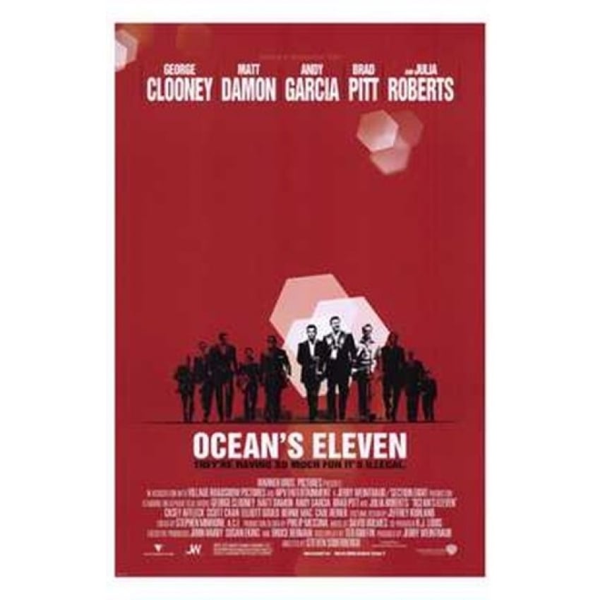 Oceans Eleven Movie Poster (11 x 17) - Item MOV199252 Image 1