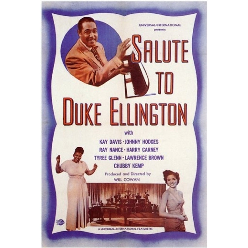 Salute to Duke Ellington Movie Poster (11 x 17) - Item MOV199298 Image 1