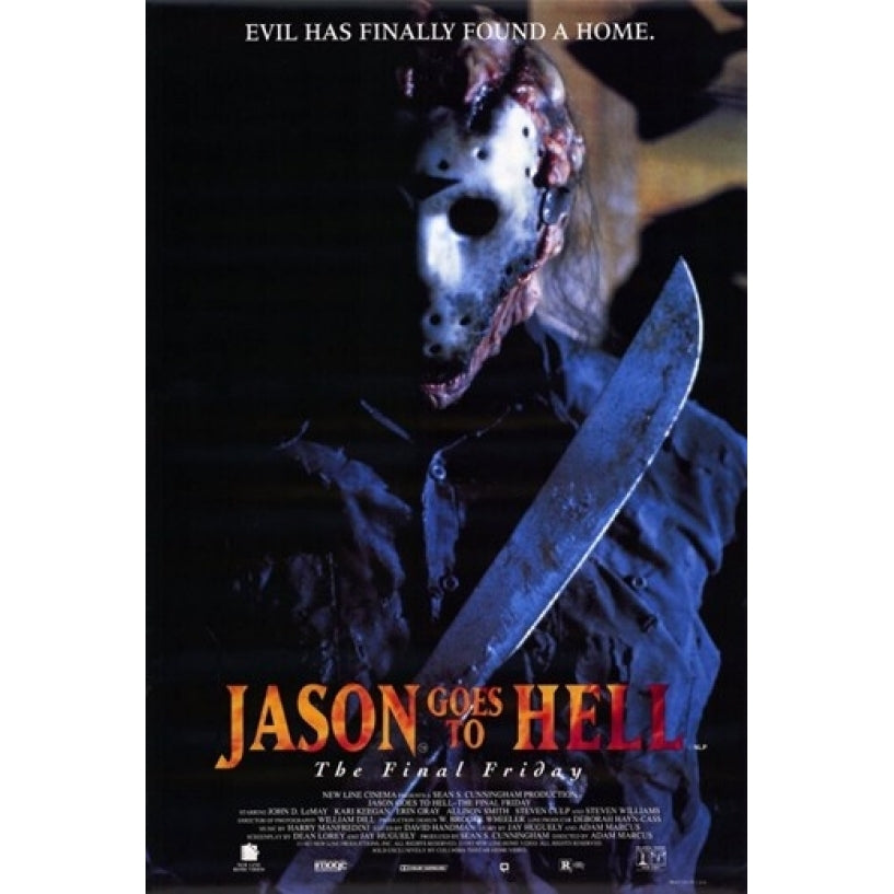 Jason Goes to Hell the Final Friday Movie Poster (11 x 17) - Item MOV199680 Image 1