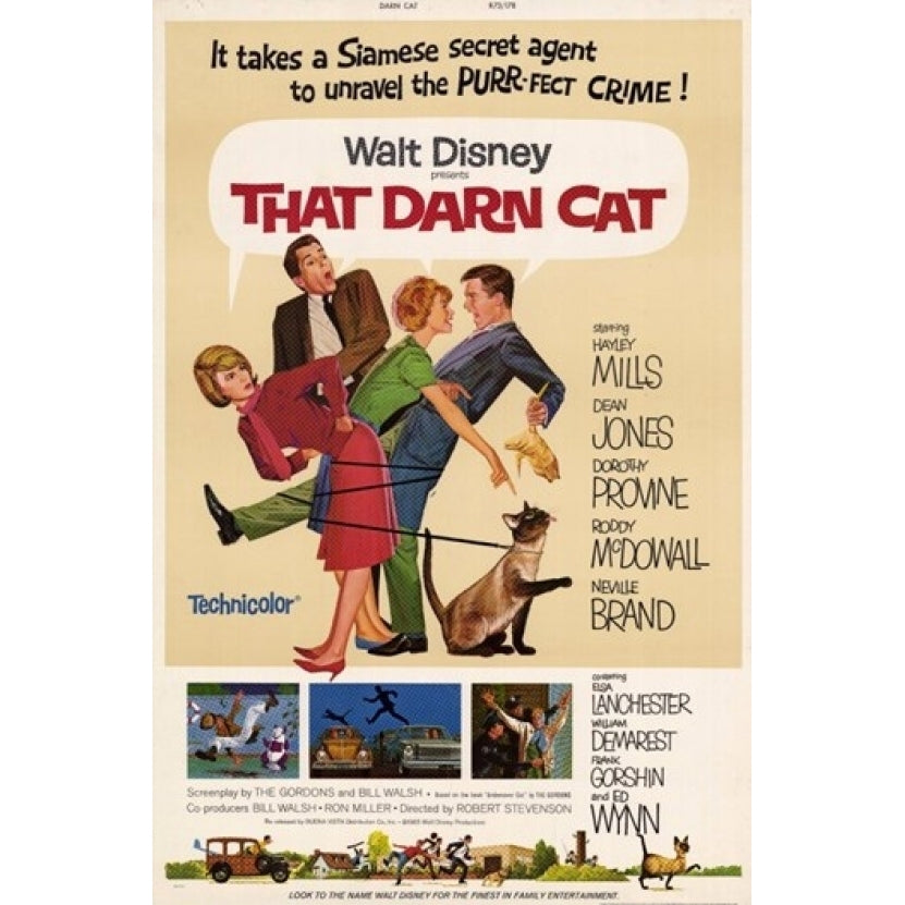 That Darn Cat Movie Poster (11 x 17) - Item MOV199689 Image 1