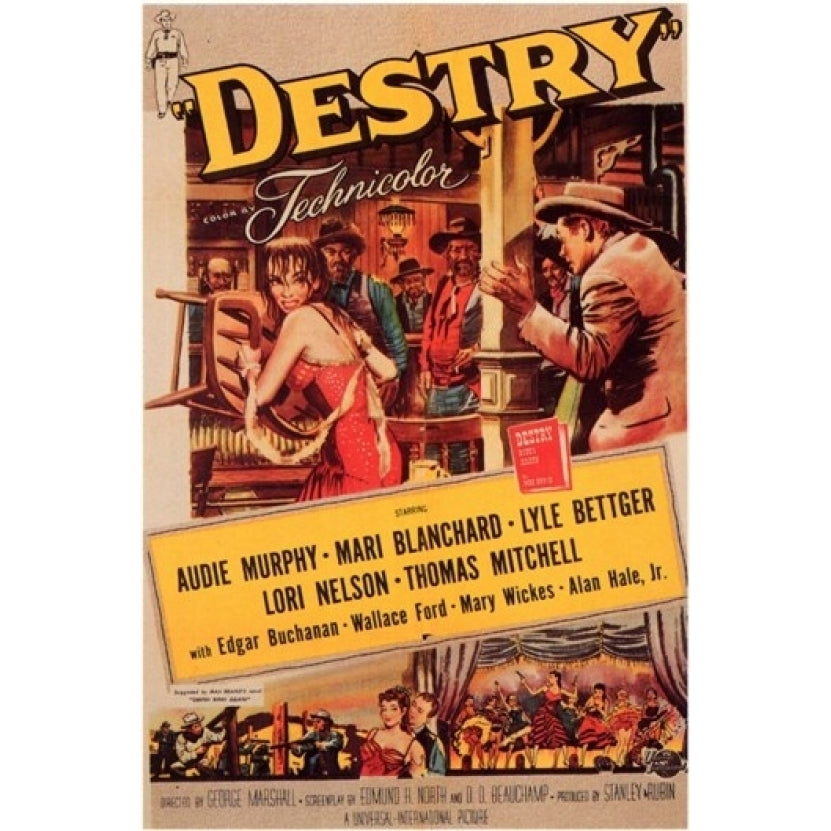 Destry Movie Poster (11 x 17) - Item MOV200000 Image 1