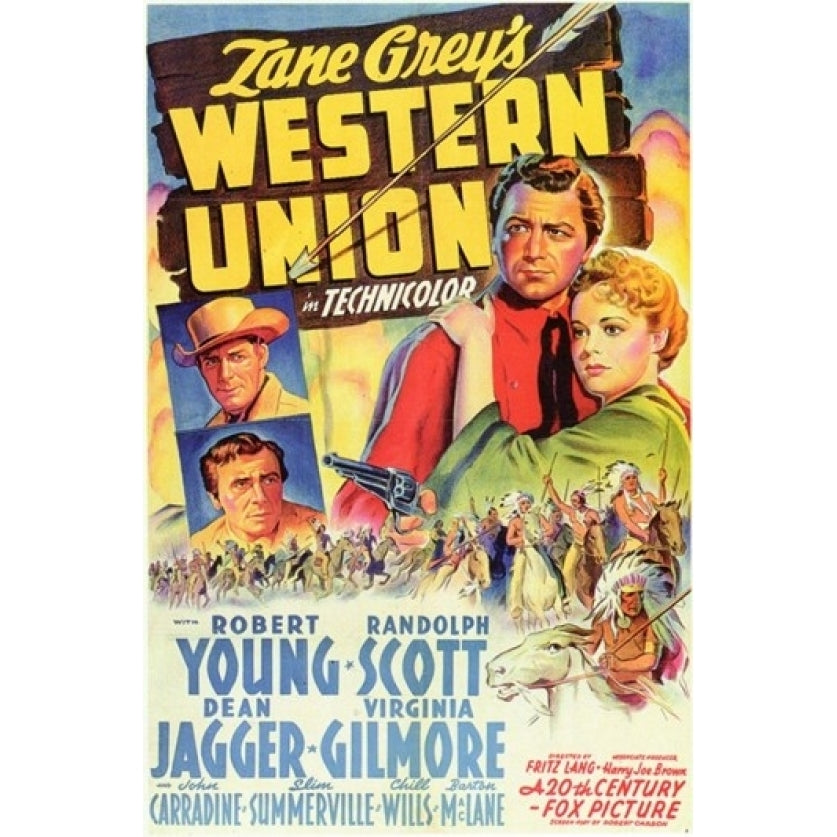 Western Union Movie Poster (11 x 17) - Item MOV200567 Image 1