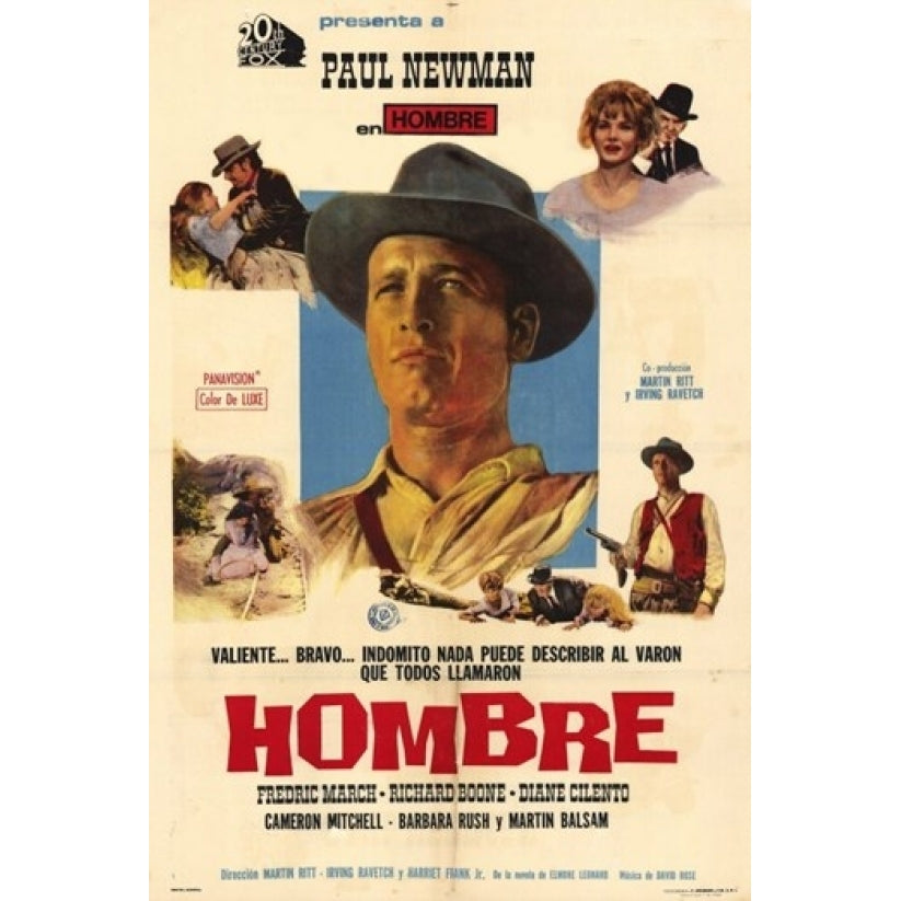 Hombre Movie Poster (11 x 17) - Item MOV202081 Image 1